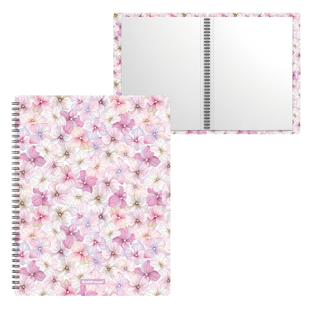 Папка файловая пластиковая на спирали Erich Krause Phloxes, с 20 прозрачными