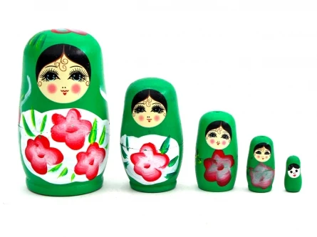 ДЕРЕВЯННАЯ ИГРУШКА. РАСПИСНЫЕ МАТРЁШКИ № 2 (Арт. ИД-6047)