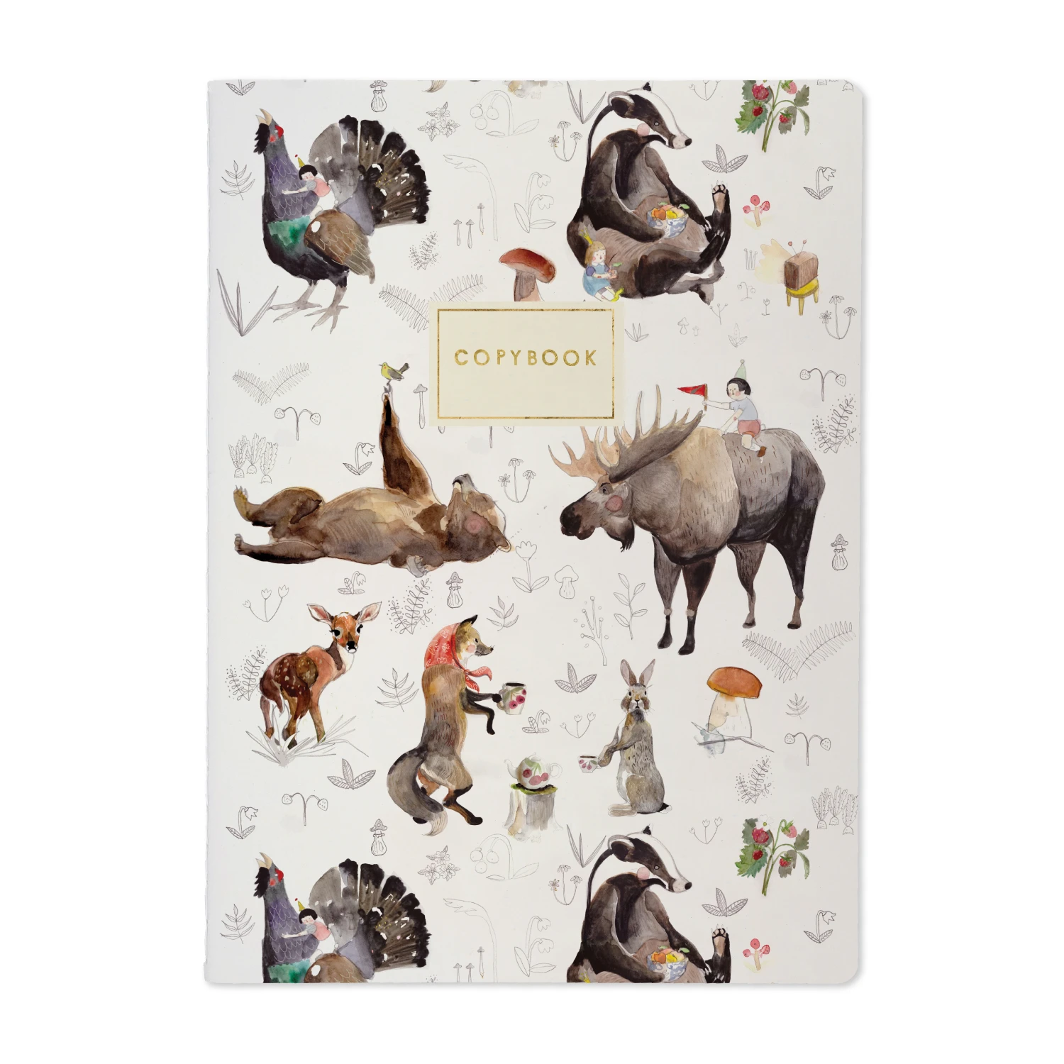 ТЕТРАДЬ B5, Bruno Visconti "ЛЕСНЫЕ ЗВЕРУШКИ", 60л, клетка ТЕТРАДЬ B5, Bruno Visconti "ЛЕСНЫЕ ЗВЕРУШКИ", 60л, клетка