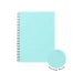 Тетрадь А5, 80 листов в клетку на гребне ErichKrause "Pastel Mint",