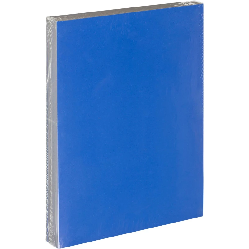 Обложки для переплета картонные глянец, синие, A4, 250 гр/м2, 100 шт./уп