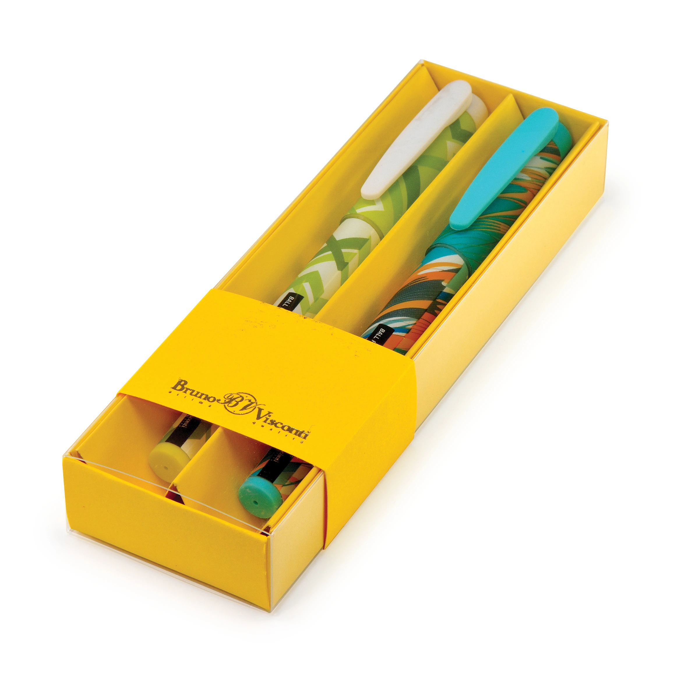 НАБОР ИЗ 2-Х РУЧЕК "FreshWrite. Настроение/Ромбы " ШАРИКОВАЯ, 0.7 ММ,