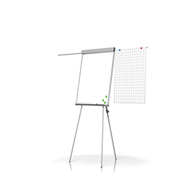 Флипчарт магнитно-маркерный на треноге с выдвижной планкой, 70х100 -см Флипчарт магнитно-маркерный на треноге с выдвижной планкой, 70х100 -см