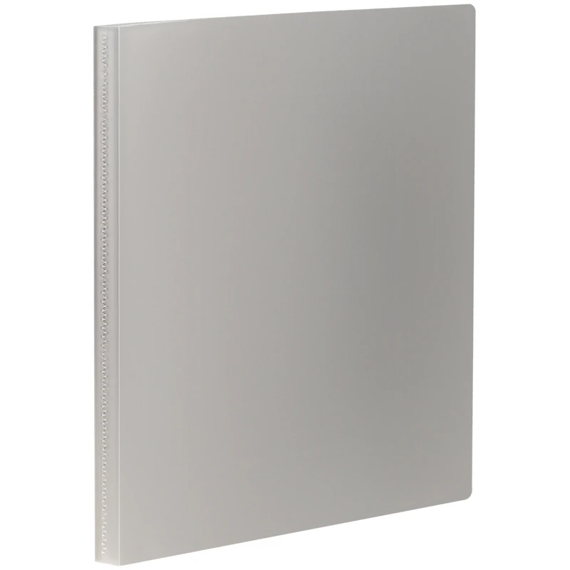 Папка с 20 вкладышами OfficeSpace, 17мм, 400мкм, черная полупрозрачная