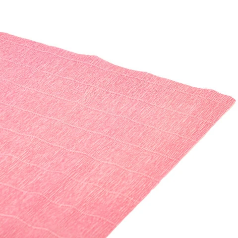 Бумага гофрированная (ИТАЛИЯ) 180 г/м2, светло-розовая (549), 50х250 см,