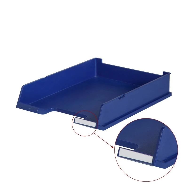 Лоток для бумаг HAN с инд.окном синий 1020/14 штр.  4012473102071