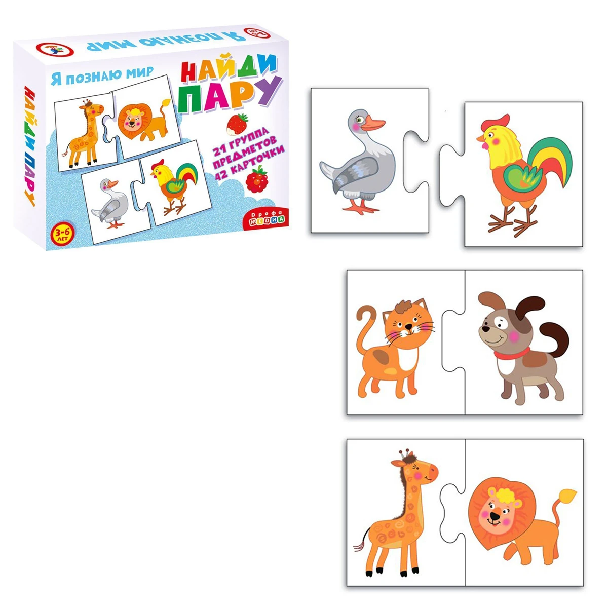 Арт.3868 Ассоциации. Найди пару