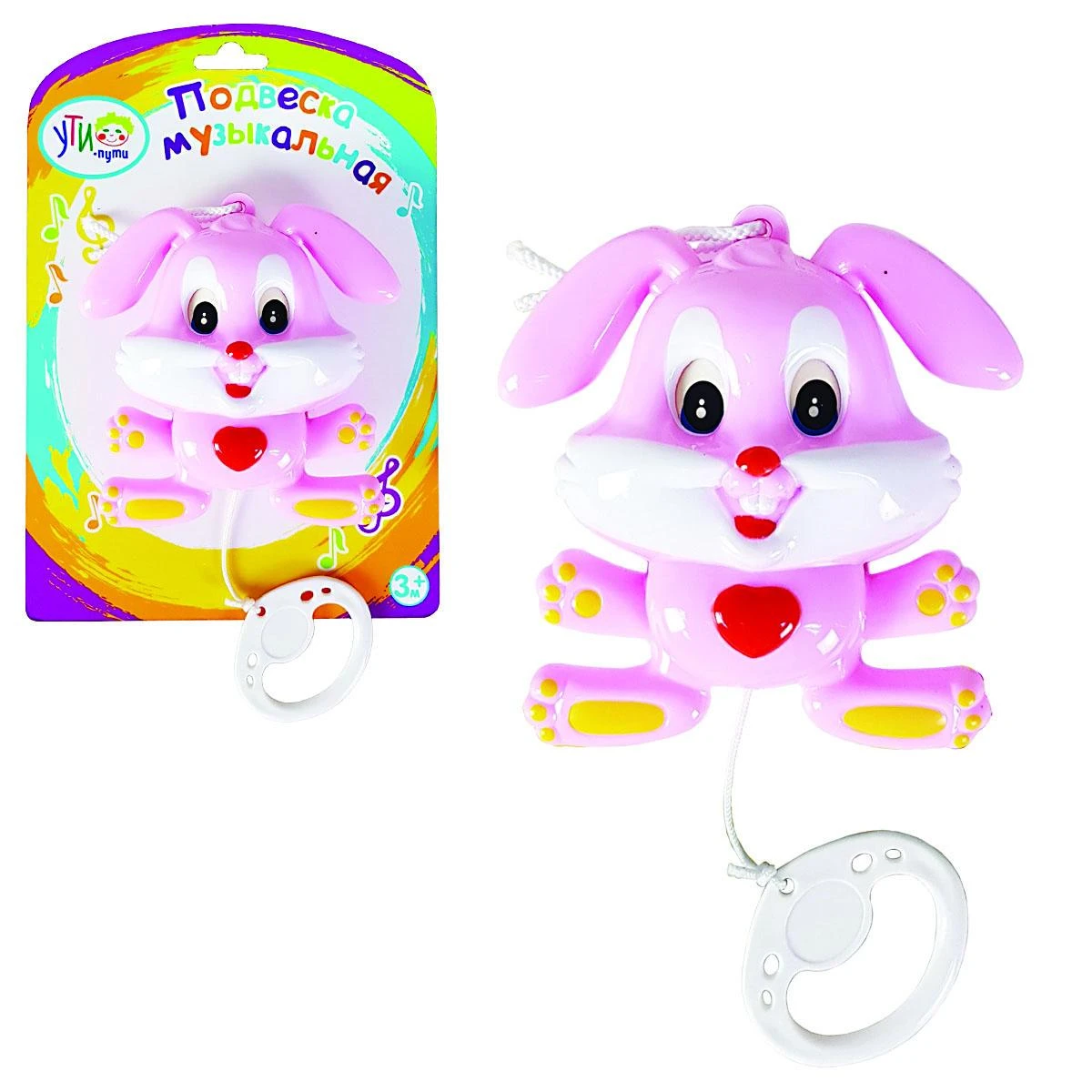 Подвеска музыкальная "Зайчик". 73920 Подвеска музыкальная "Зайчик". 73920