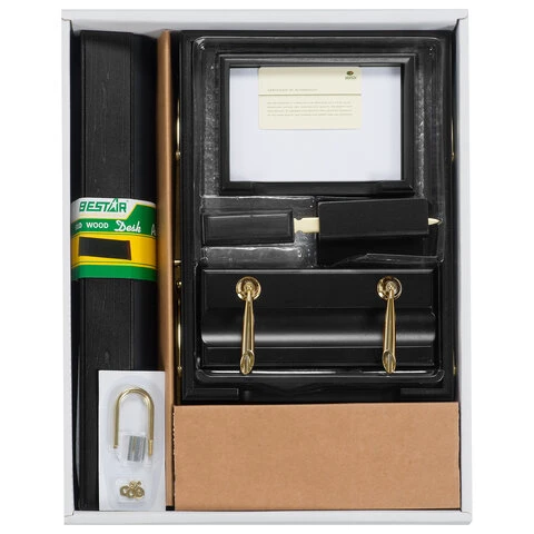 Набор настольный BESTAR "Artemis" из дерева, 10 предметов, цвет