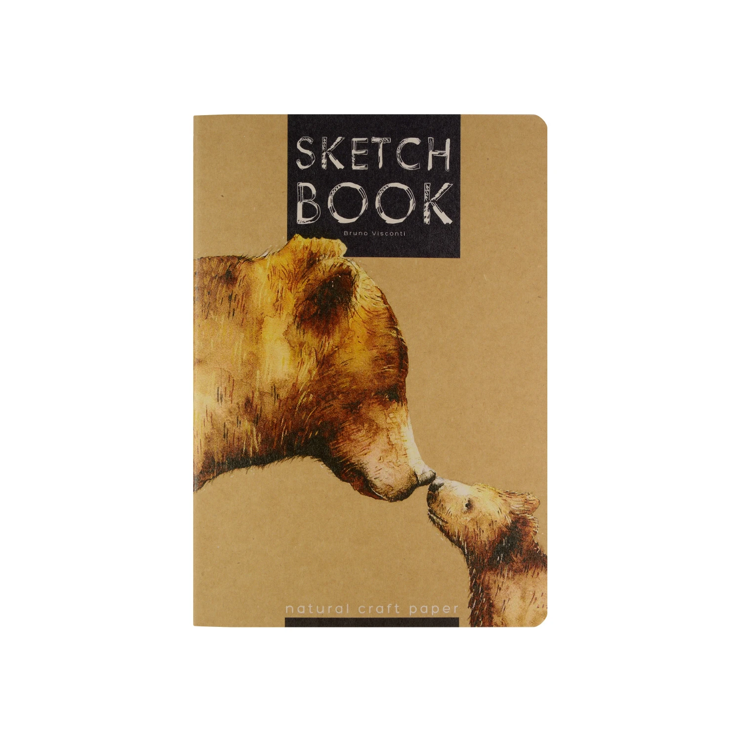 SKETCHBOOK BV, 147х210 мм, 40Л, ТЕТРАДЬ, КРАФТ 70 гр, ПРОШИТЫЙ БЛОК (4 ВИДА)