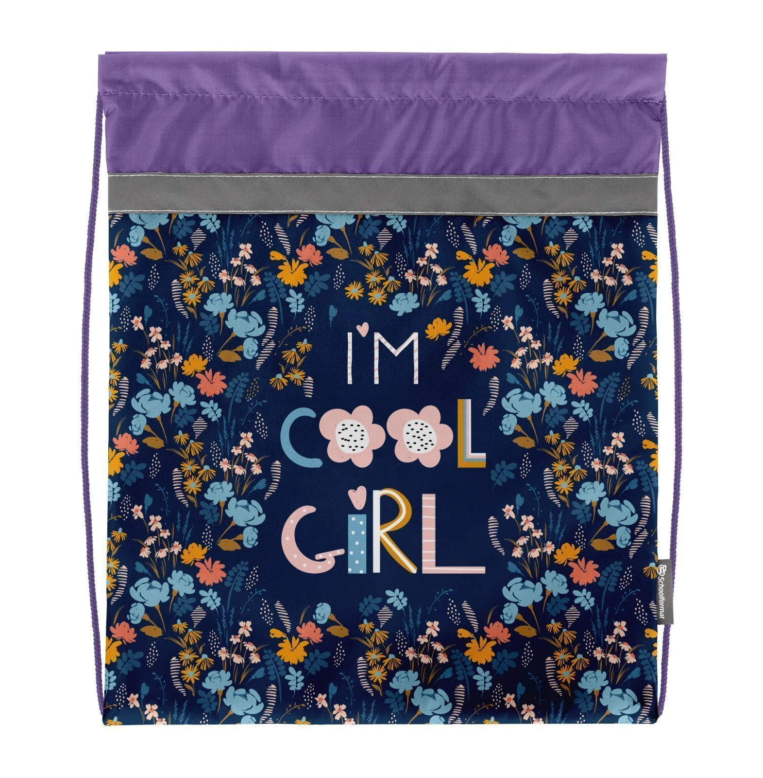 Мешок для обуви Schoolformat COOL GIRL 42х34 см для девочек