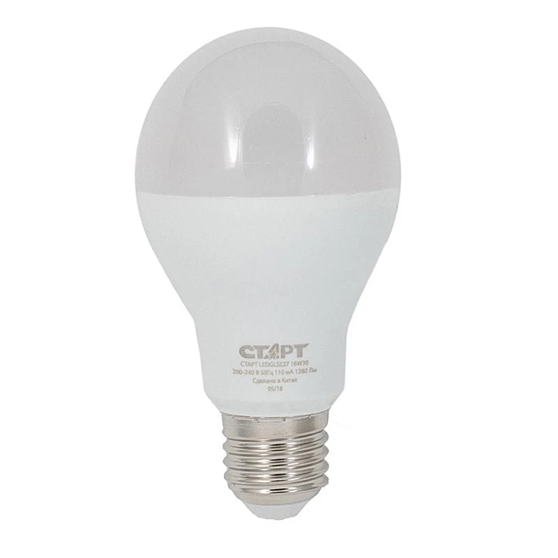 Лампа светодиодная Старт LED, серия "Стандарт" 16W30, тип А