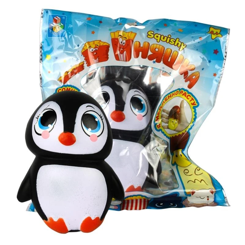 игрушка-антистресс мммняшка squishy (сквиши), пингвин