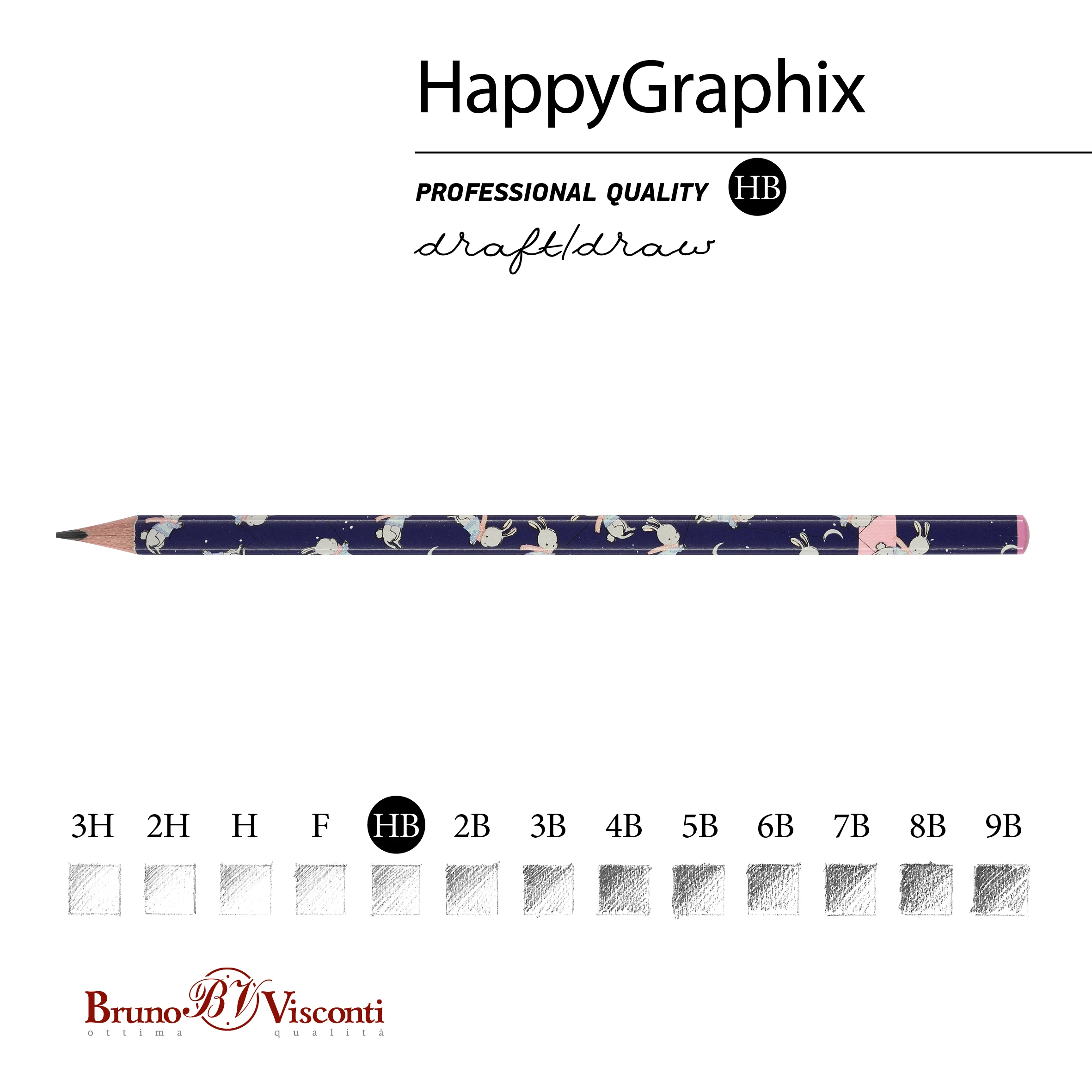 КАРАНДАШ ЧЕРНОГРАФИТОВЫЙ "HappyGraphix. Magic Night" НВ КАРАНДАШ ЧЕРНОГРАФИТОВЫЙ "HappyGraphix. Magic Night" НВ