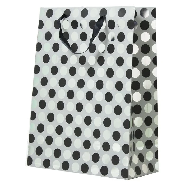 Пакет подарочный 38*29*13см "Darvish" круги