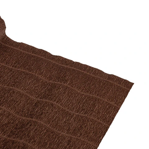 Бумага гофрированная (ИТАЛИЯ) 140 г/м2, коричневая (968), 50х250 см, BRAUBERG