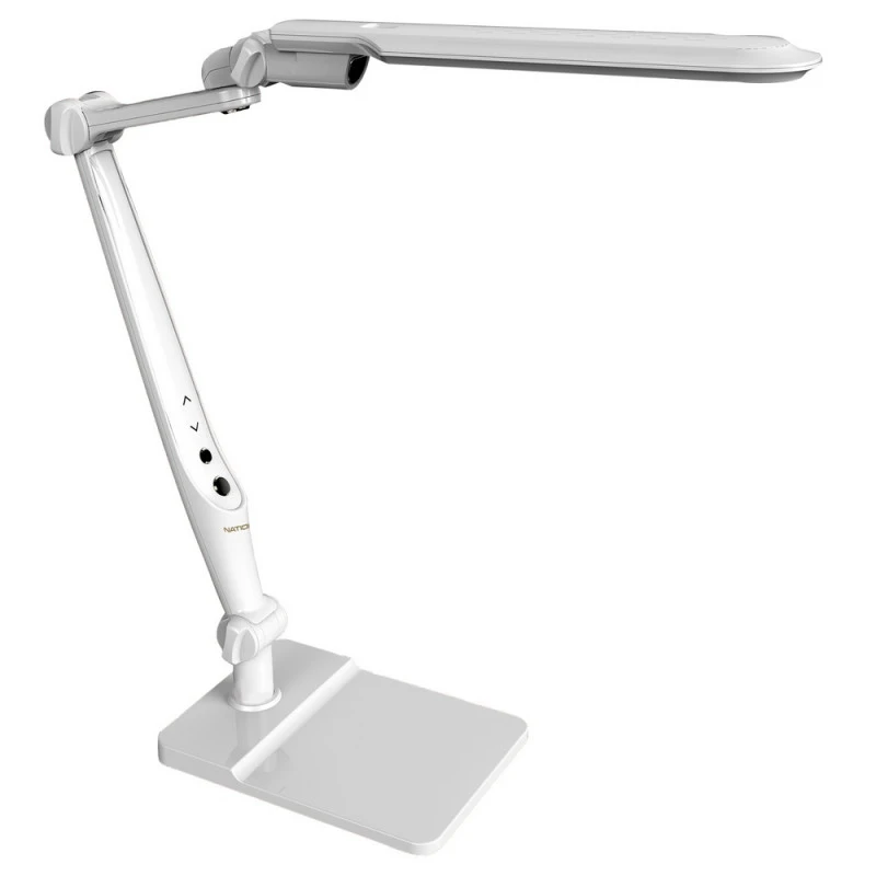 Светильник National NL-80LED, LED 10Вт подставка + струбцина белый