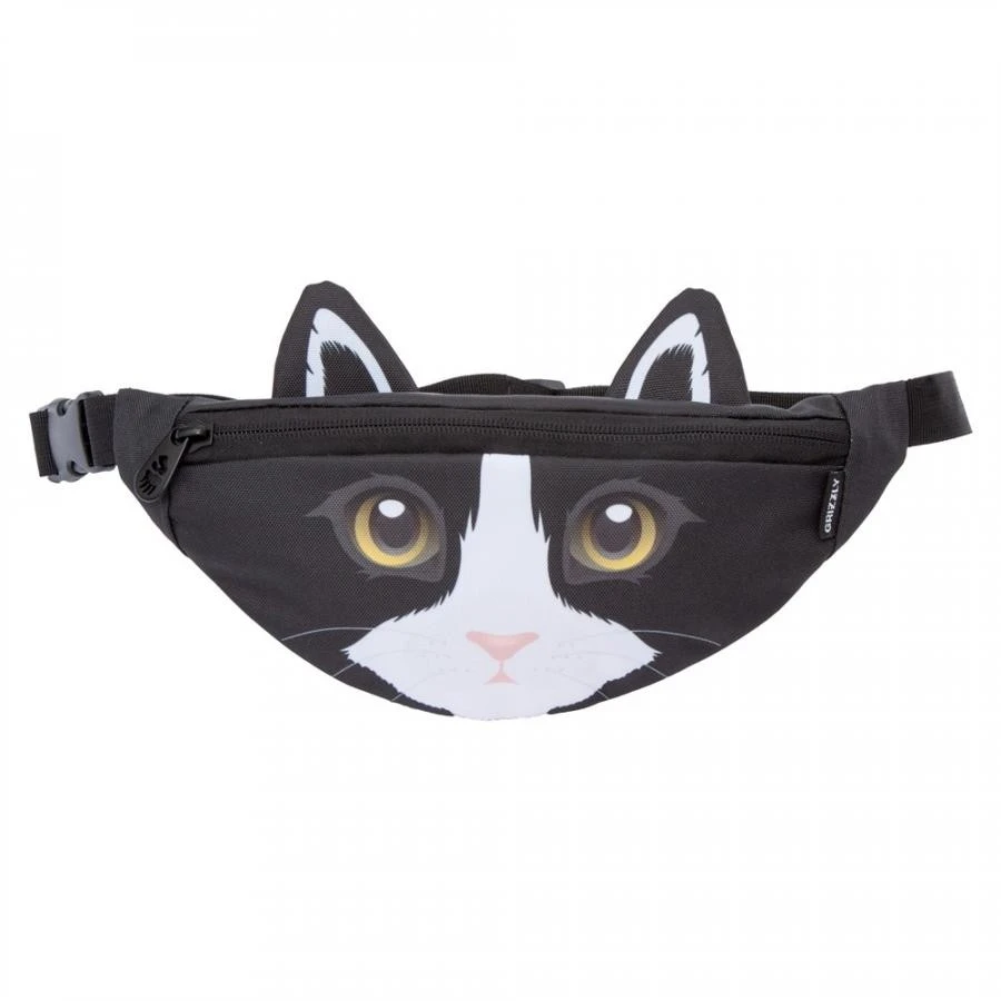 PS-070-51 Сумка поясная детская (кошка черная)