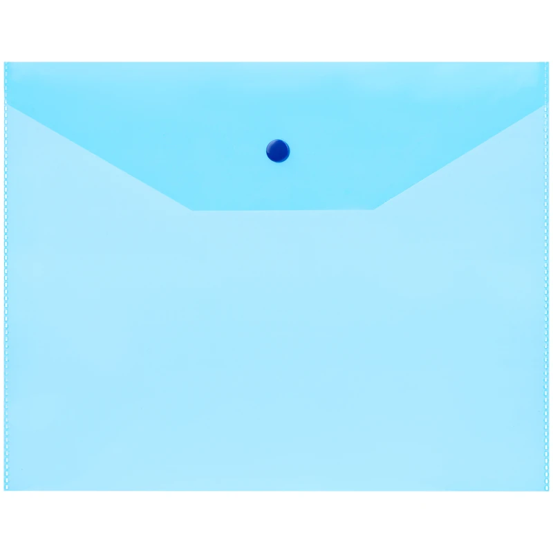 Папка-конверт на кнопке OfficeSpace А5 (190*240мм), 120мкм, пластик,