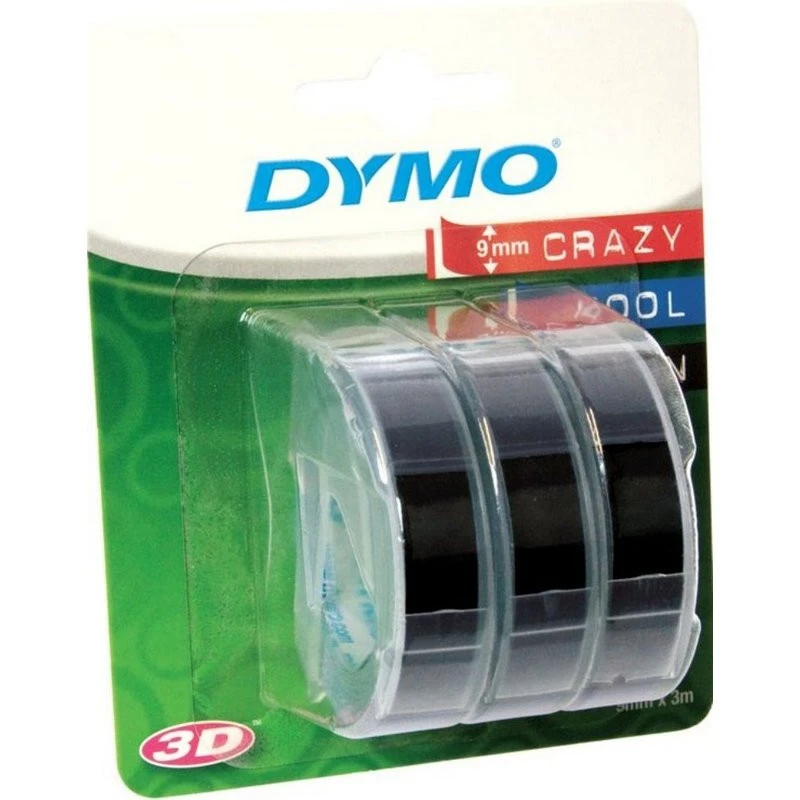 Картридж к этикет-принтеру DYMO S0847730 9ммх3м бел/чер для Omega (3шт) 969654