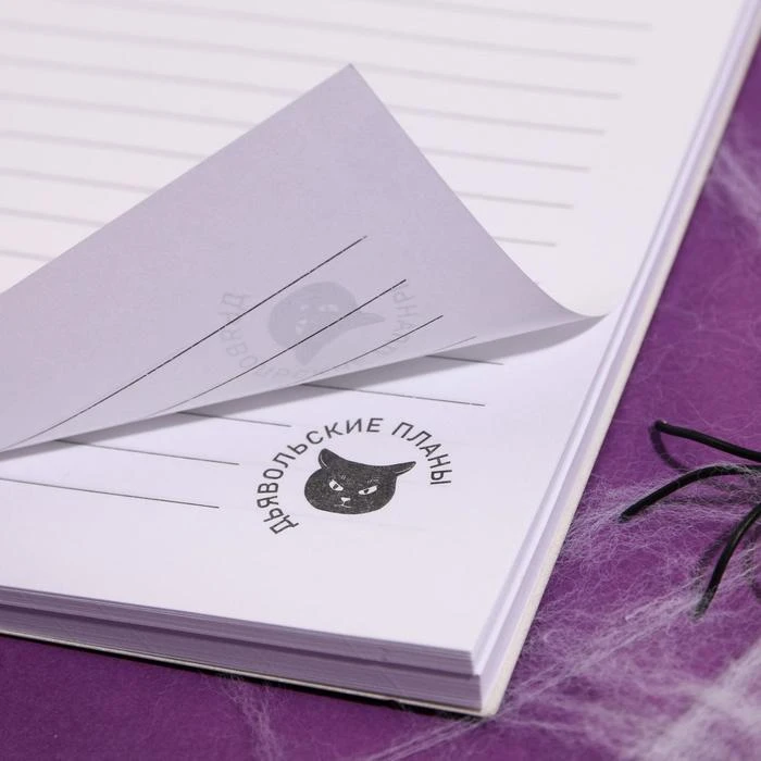 Ежедневник с вырезом на гребне А5, 80 л BOSS witch