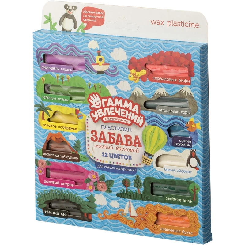 Пластилин Гамма увлечений Забава 12&nbsp-цветов