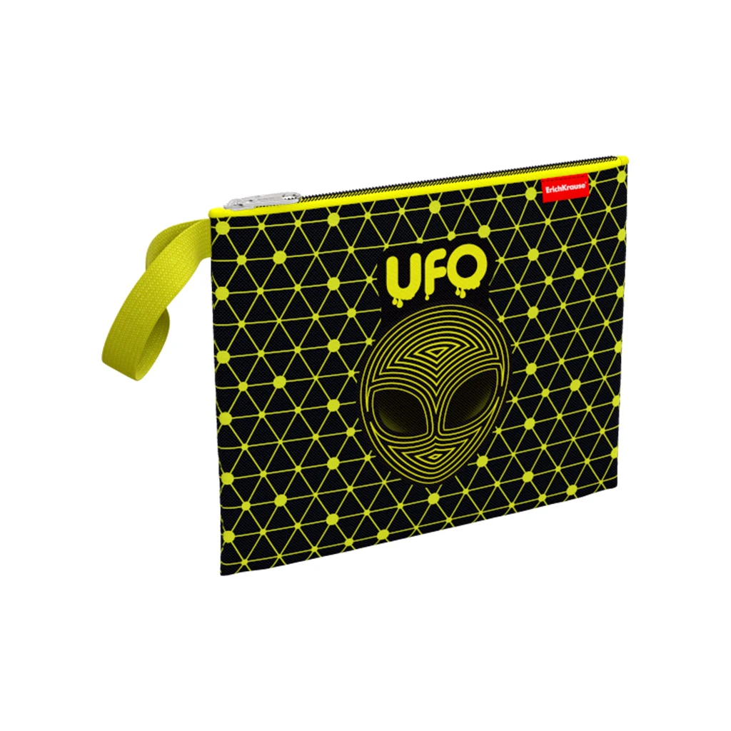 Папка текстильная на молнии ErichKrause® UFO, A5+