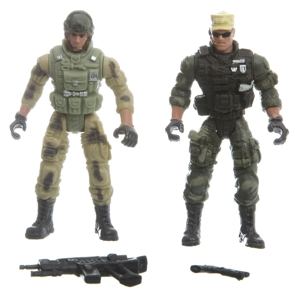 Набор два солдата с оружием РАС, 3 вида, арт.5898-A66