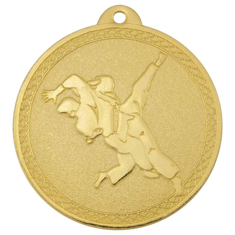 Медаль дзюдо 50 мм золото DC#MK331a-G