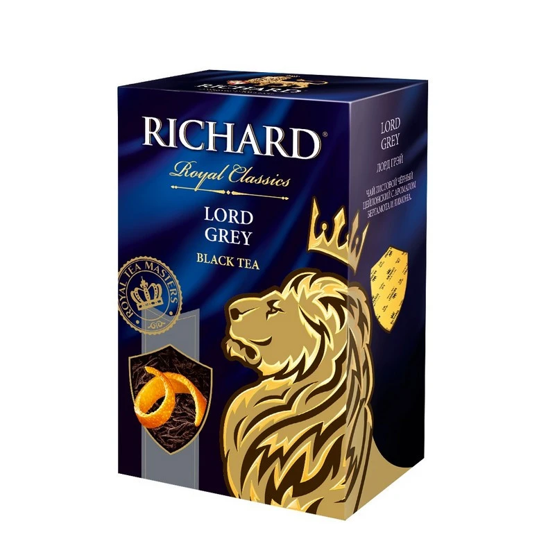 Чай Richard Lord Grey черный листовой, 90г