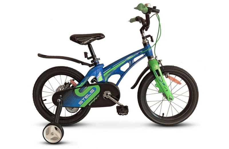 Велосипед 14" Stels Galaxy V010 Синий/Зеленый