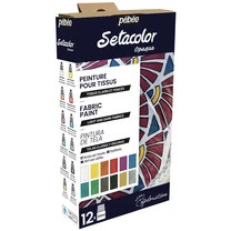 "PEBEO" Набор красок Setacolor Shimmer "Исследование" для