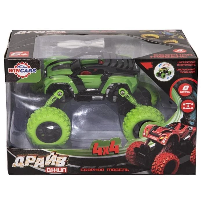 Модель машины «Внедорожник инерционный разборный», 17 см, 8 деталей, МИКС.