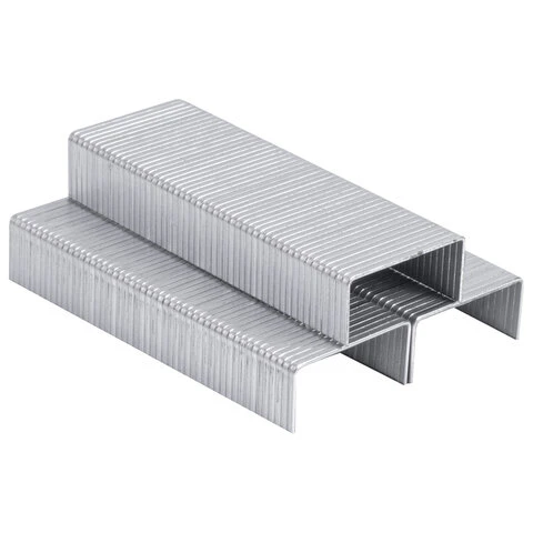 Скобы для степлера цинковое покрытие №24/6, 1000 штук, BRAUBERG Скобы для степлера цинковое покрытие №24/6, 1000 штук, BRAUBERG