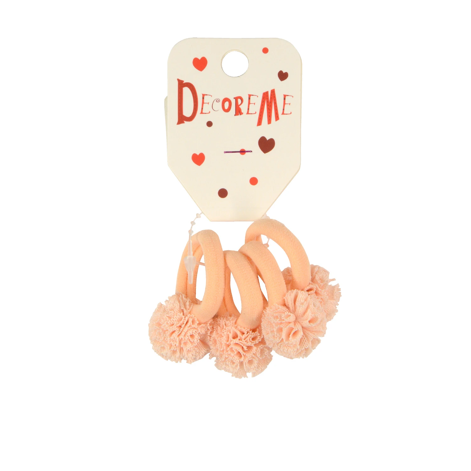 РЕЗИНКА ДЛЯ ВОЛОС 4 ШТ, 3 ЦВЕТА