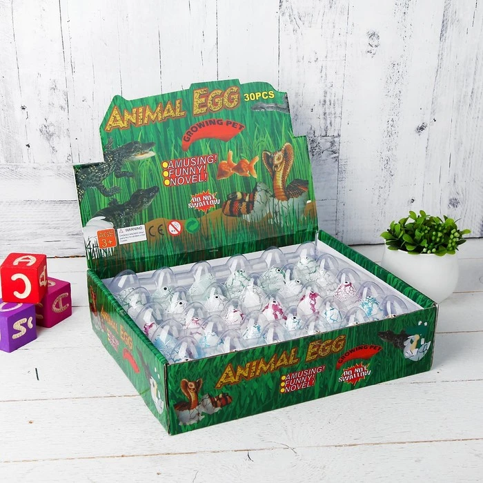 Растущие животные в яйце с белым напылением №3 "Страна динозавров" Растущие животные в яйце с белым напылением №3 "Страна динозавров"