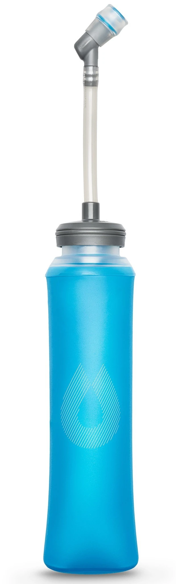 Мягкая бутылка для воды с трубкой HydraPak Ultraflask (0,6 литра), голубая