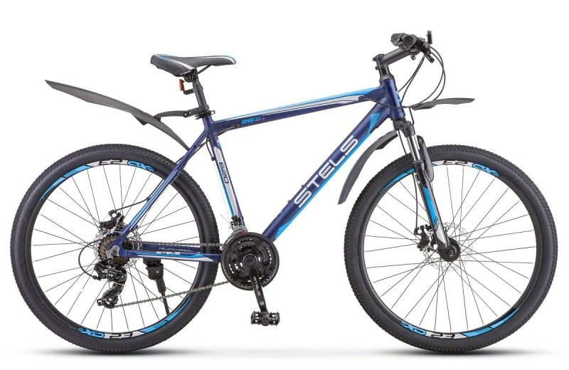 Велосипед 26" Stels Navigator 620 MD V010 (рама 17) (ALU рама) Темный/синий