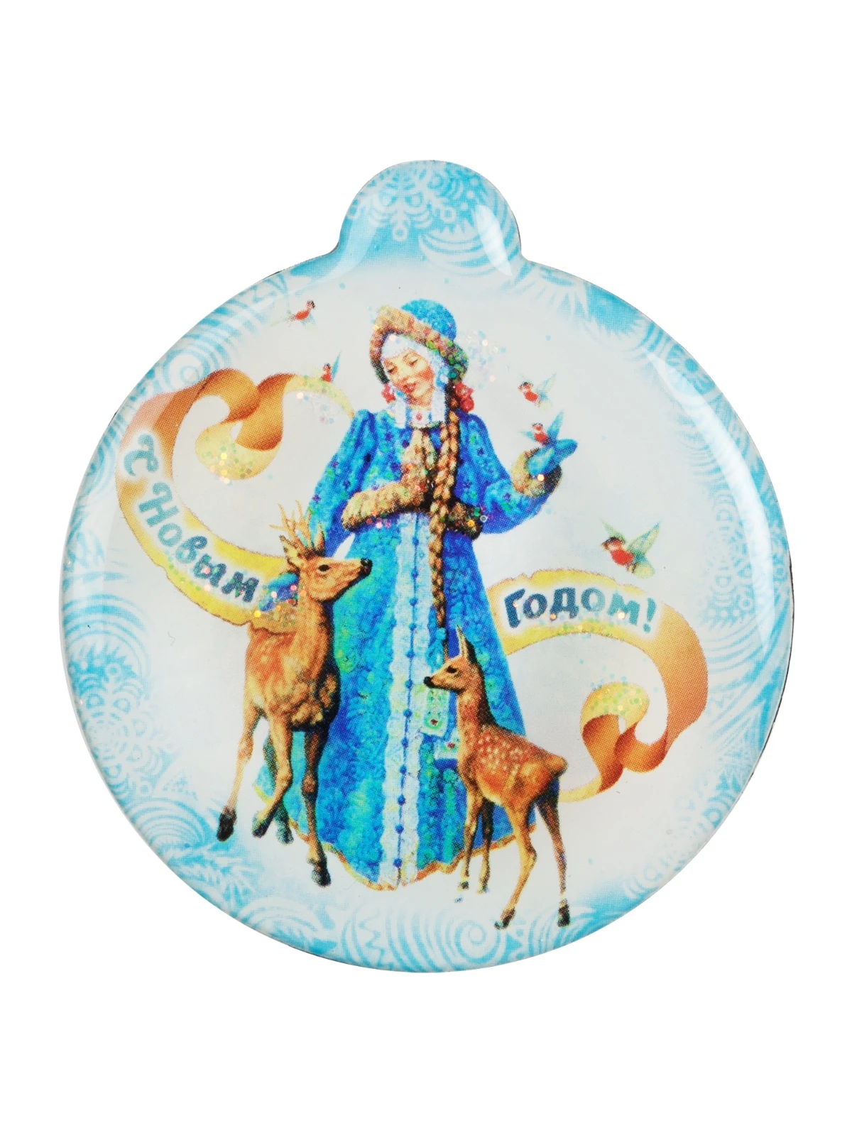 Магнит СНЕГУРОЧКА И ОЛЕНЯТА