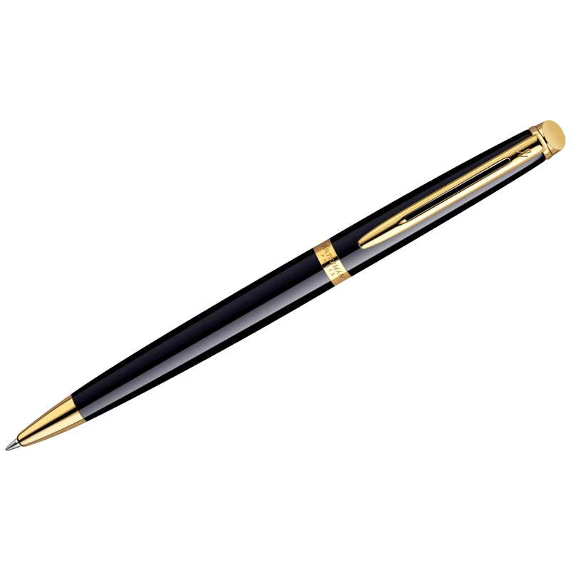 Ручка шариковая Waterman "Hemisphere Mars Black GT" синяя, 1,0мм,