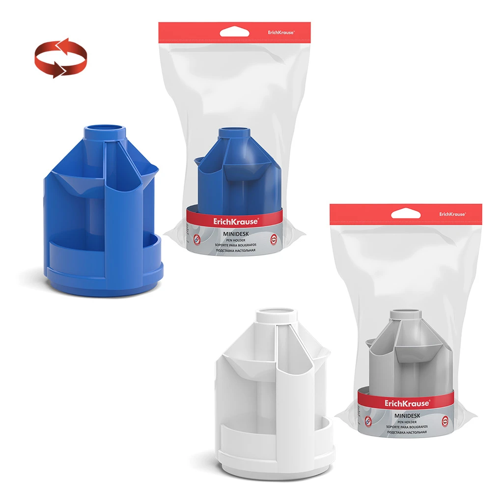 Подставка настольная вращающаяся пластиковая ErichKrause® Mini Desk, Classic,