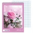 Блокнот 13*18см 48л "Цветы" на гребне плотность 55гр/м2