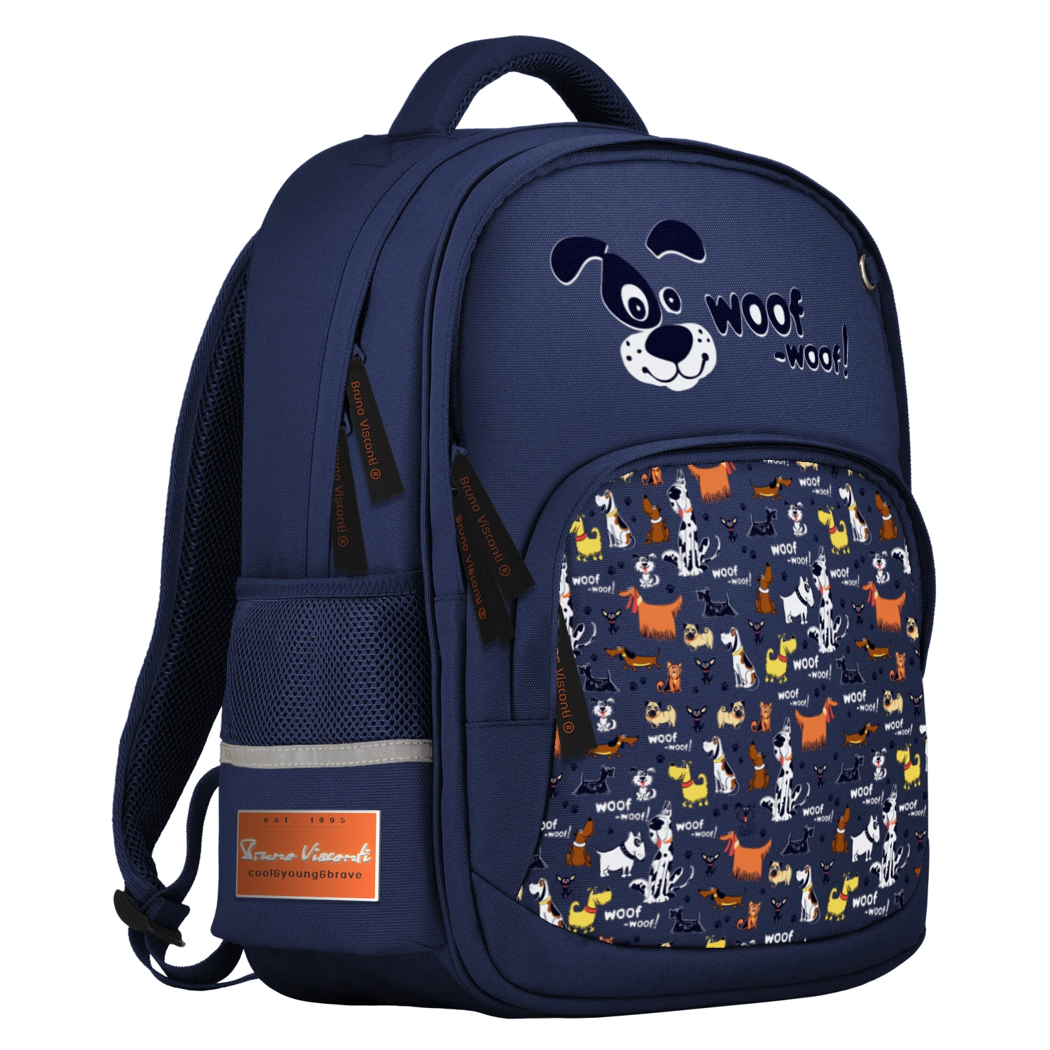 РЮКЗАК СИНИЙ С ЭРГОНОМИЧНОЙ СПИНКОЙ "СОБАЧКИ.WOOF" РЮКЗАК СИНИЙ С ЭРГОНОМИЧНОЙ СПИНКОЙ "СОБАЧКИ.WOOF"