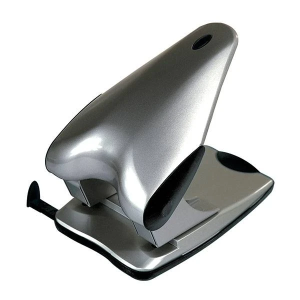 Дырокол INNOVA т.-серый металл 60 л. линейка форматов: P6090B/черн штр.: