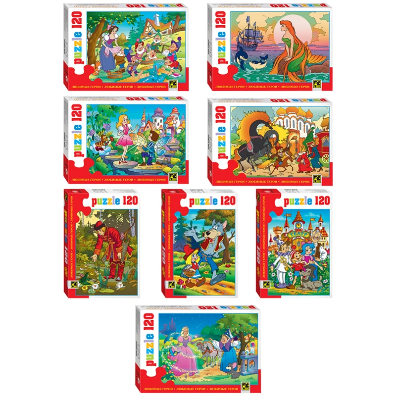 Пазл  120 эл. Step Puzzle "Любимые герои", ассорти