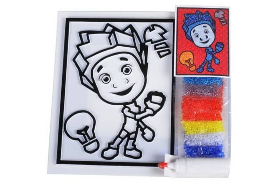 Набор для творчества Насыпь-наклей Нолик Набор для творчества Насыпь-наклей Нолик