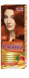 Краска для волос "Рябина",тон 734 Тициан