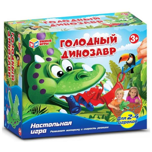 Настольная игра голодный динозавр, кор.27*22*10см Умные игры Настольная игра голодный динозавр, кор.27*22*10см Умные игры