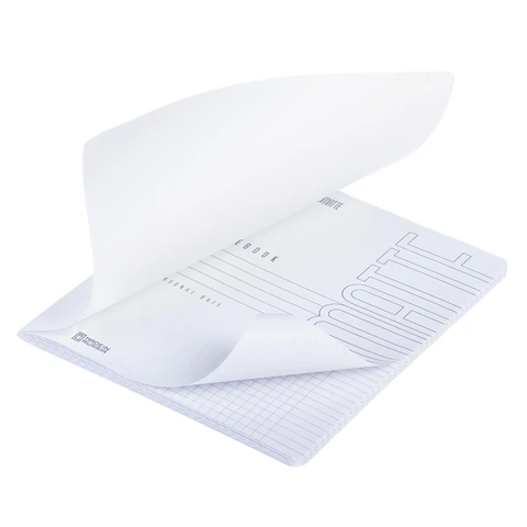 Тетрадь А5, 96 л., HATBER, скоба, клетка, Soft-touch ламинация, СОЛО