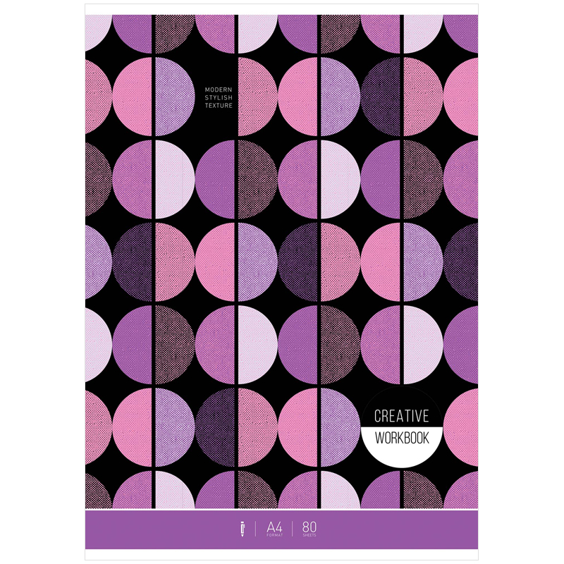 Тетрадь 80л., А4, клетка ArtSpace "Стиль. Pattern collection"